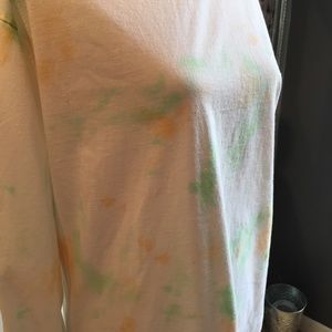 Brand new Tie dyed long sleeve 50/50 tee